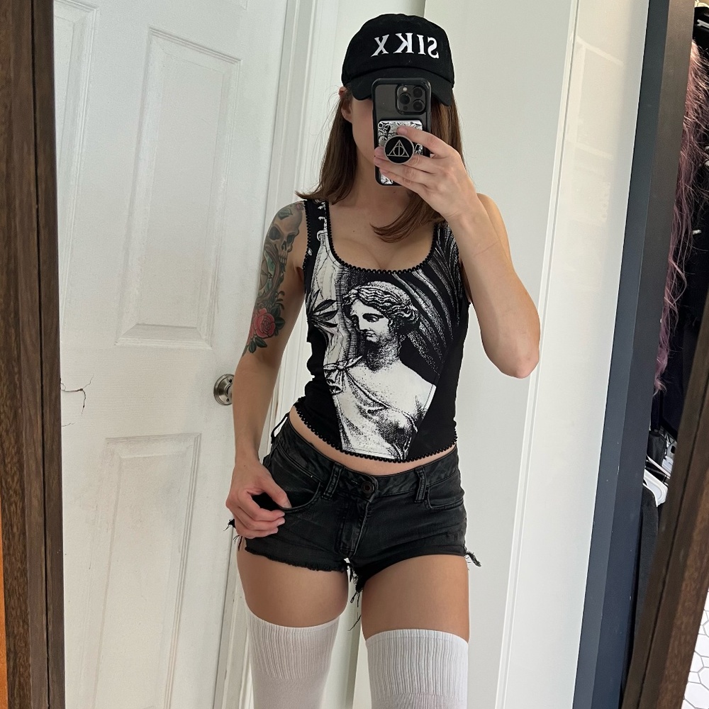 Dolls Kill - Current Mood - Laws of Nature Corset Tank - RARE FIND